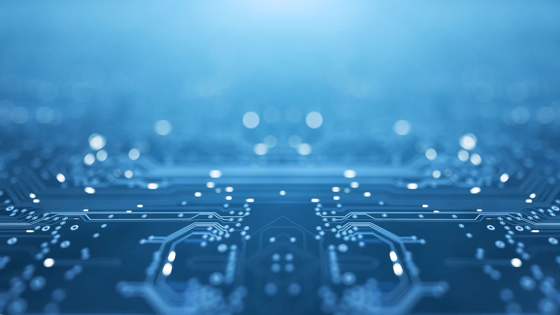 Abstract background with computer chips and flutters in the background