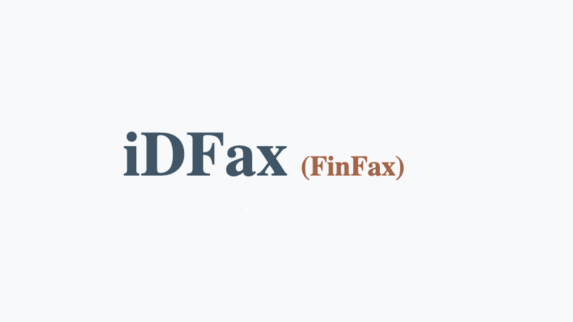 iDFax